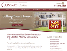 Tablet Screenshot of conwaylawllc.com